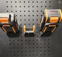 Support batterie Worx pour panneau perforé 1 pouce — photo 1