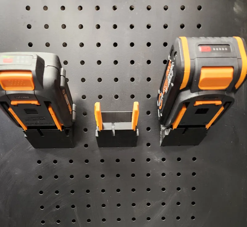 Worx Battery Holder for 1 Inch Pegboard
