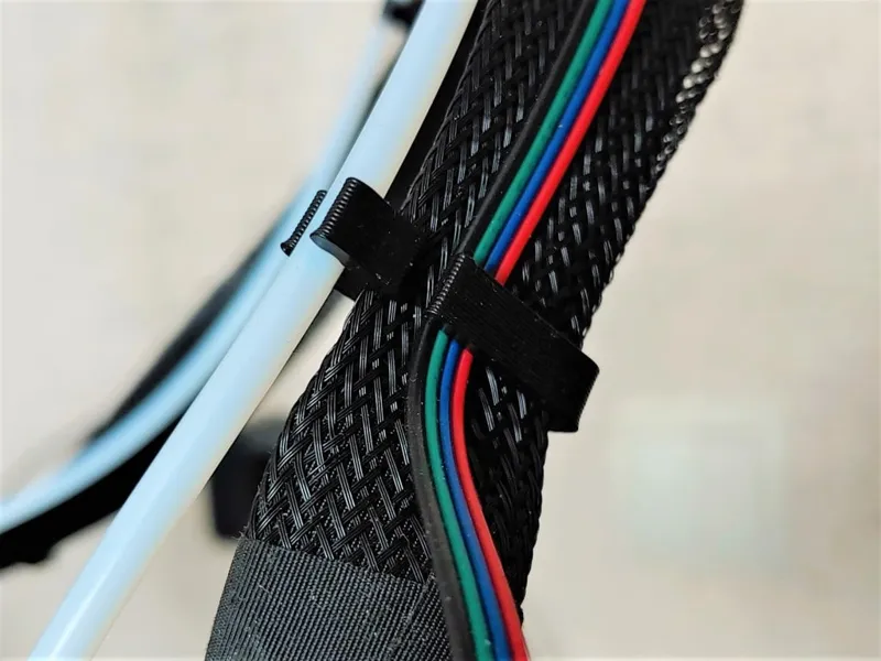 Wiring and Tube Clip for Anycubic Kobra Extruder 