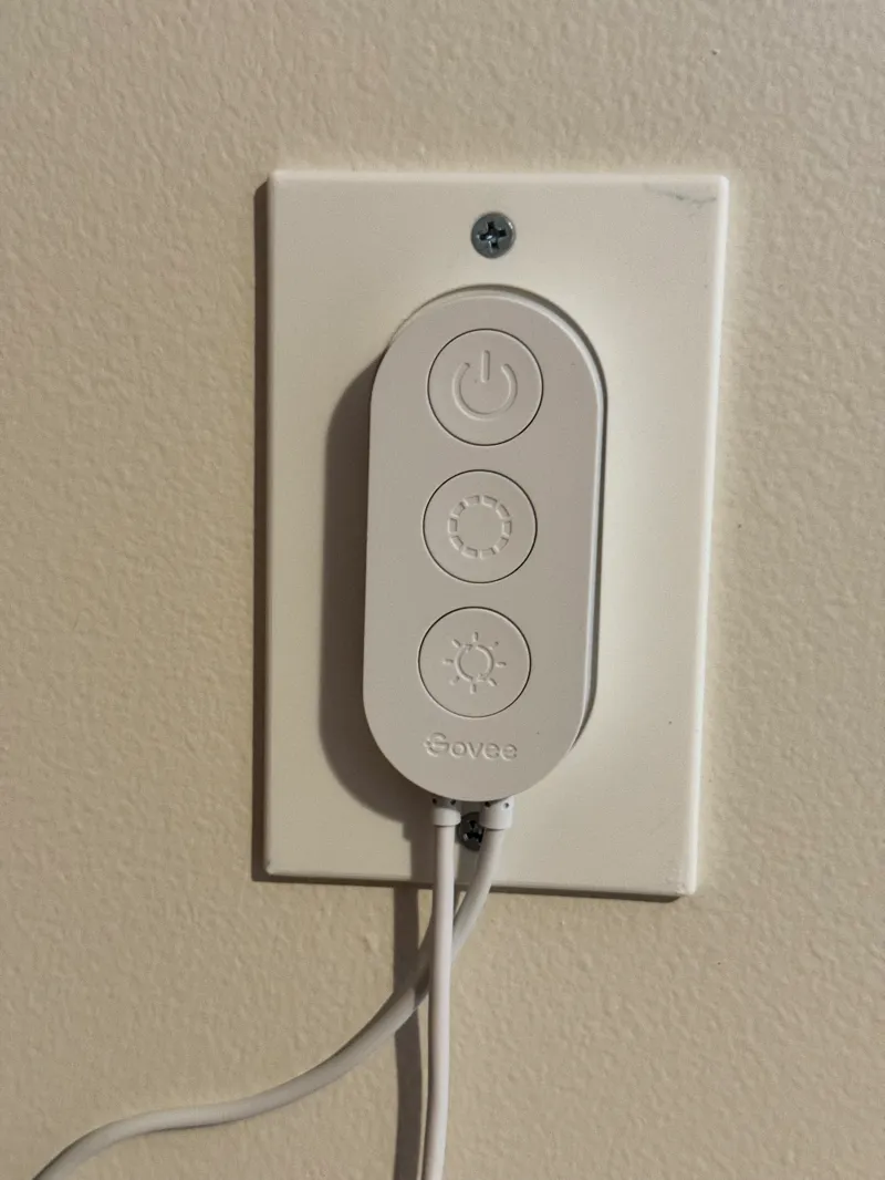 Govee RGBIC LED Light Strip Controller Wall Plate