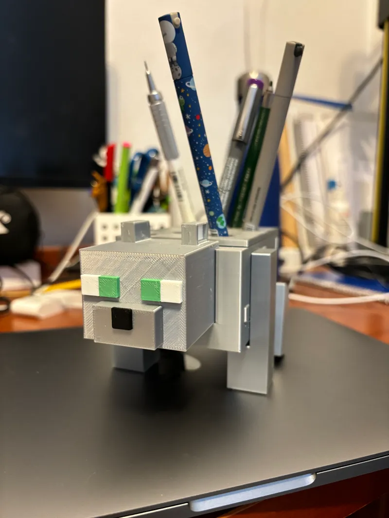 Minecraft British Cat Box-Pencil