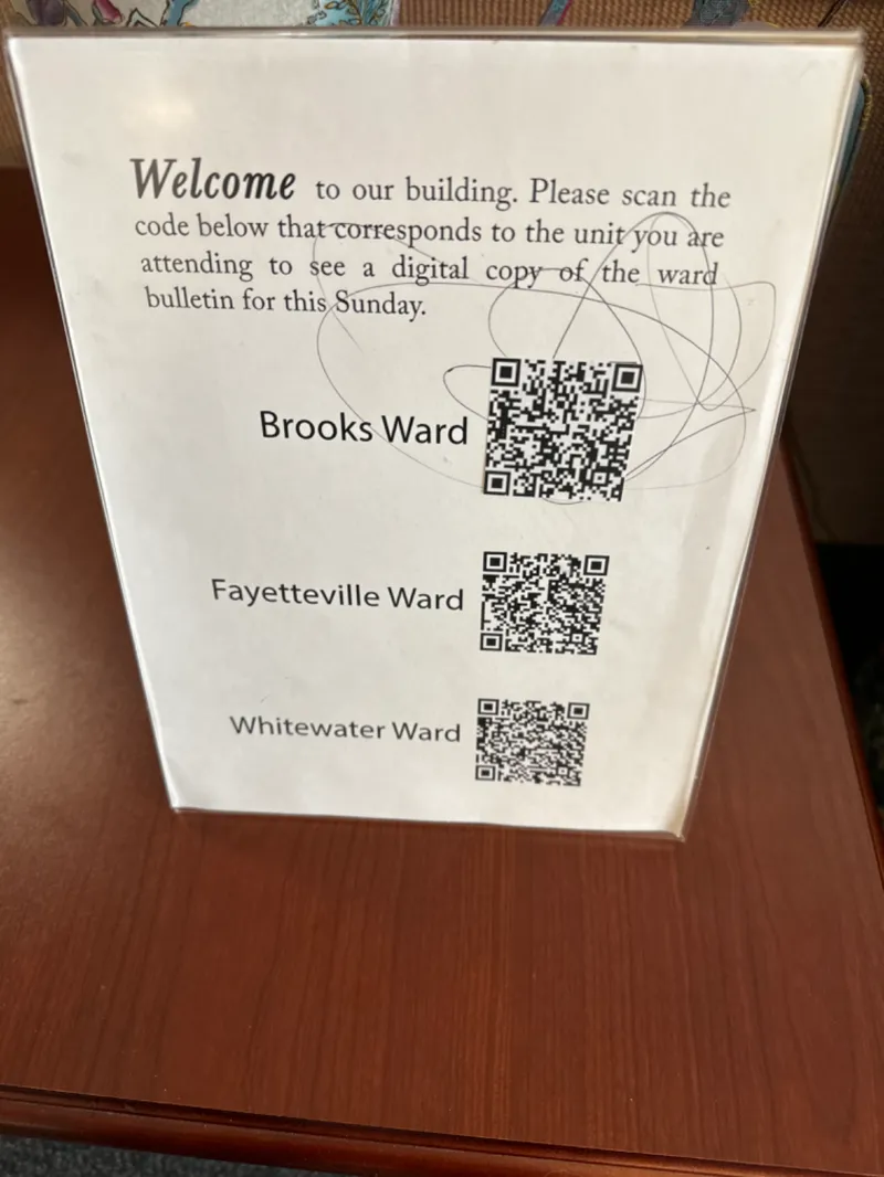Whitewater Ward QR code