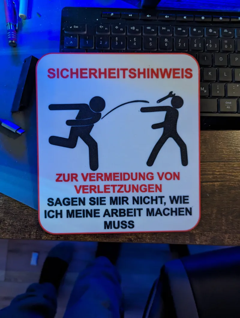 Sicherheitsanweisung