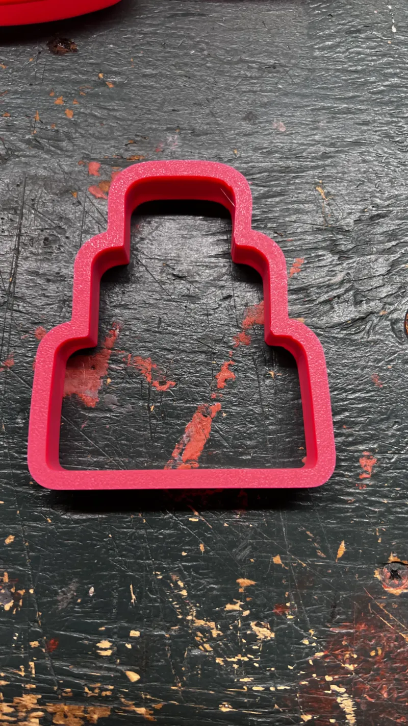 wedding cake cookie cutter
