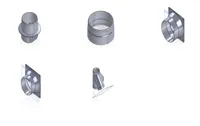 Accessoires pour tuyau de ventilation 100mm — photo 1