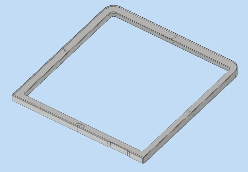 X1 X1C P1P Raiser for LED Stripe best fit