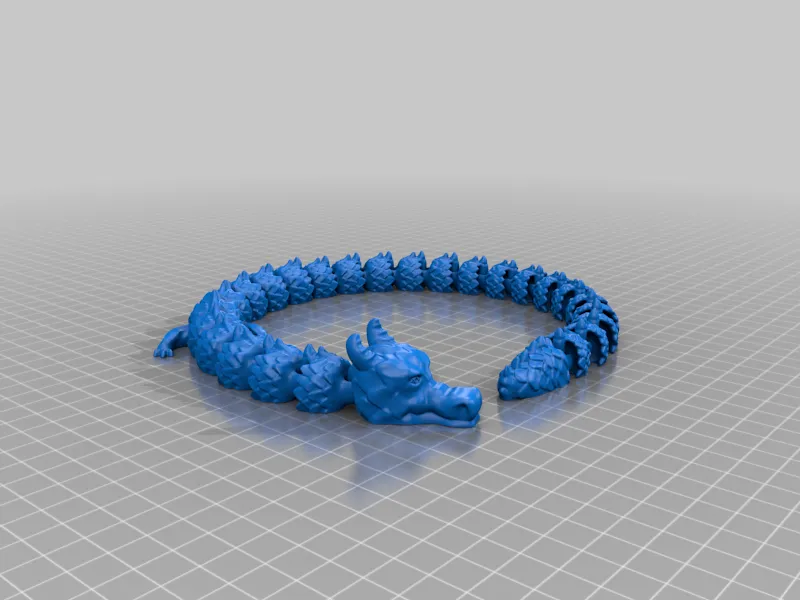BLUE ARTICULATED DRAGON
