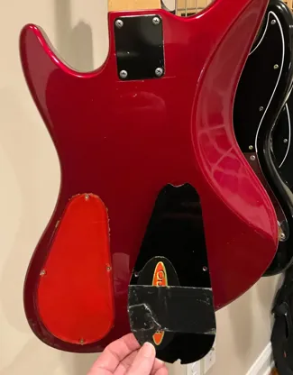 back plate for electric guitar