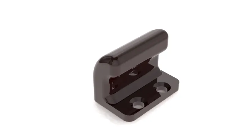 Hinged door stopper