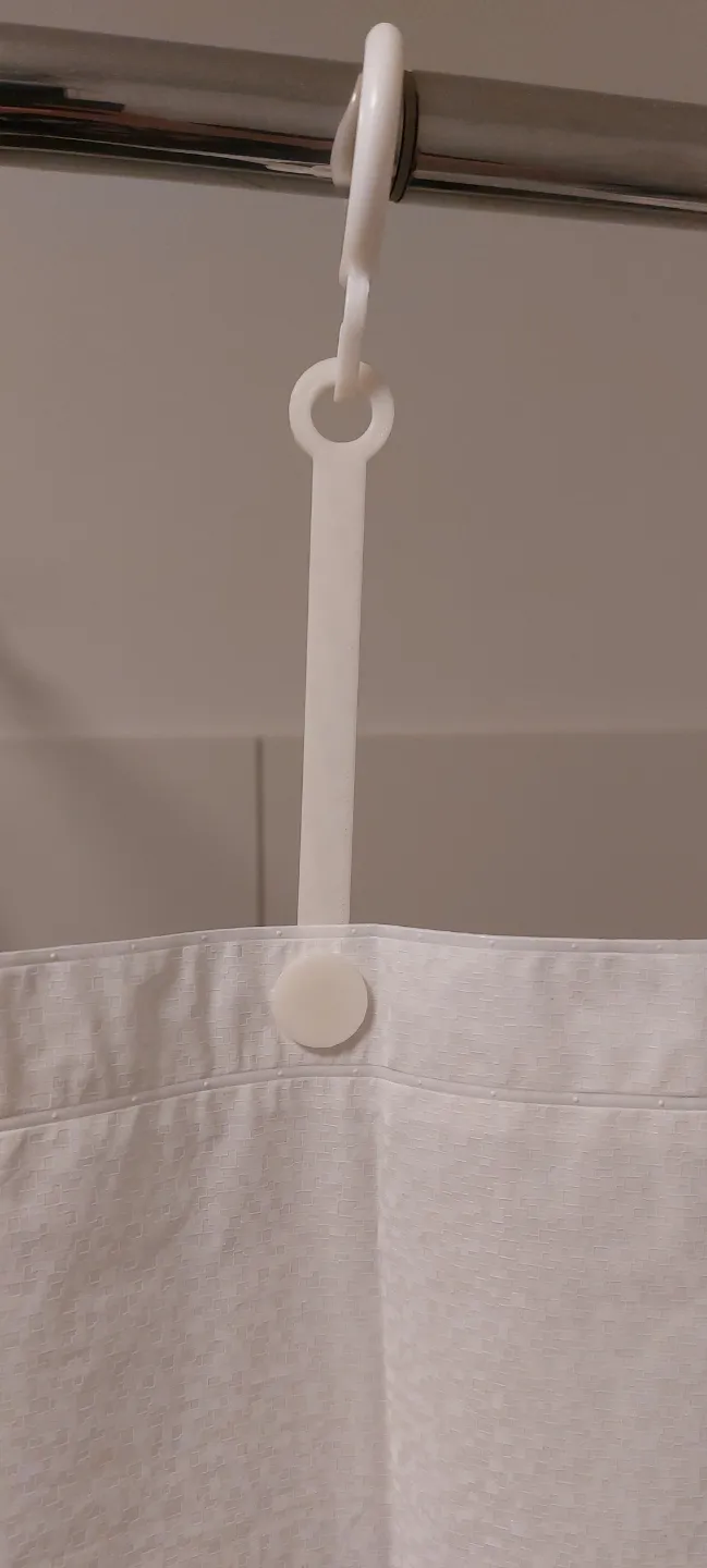 Shower Curtain adapter to lengthen curtain