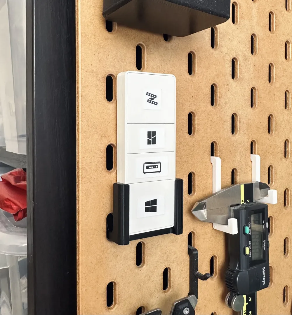 Philips Hue Dimmer Switch mount for IKEA SKÅDIS by pixelwave MakerWorld
