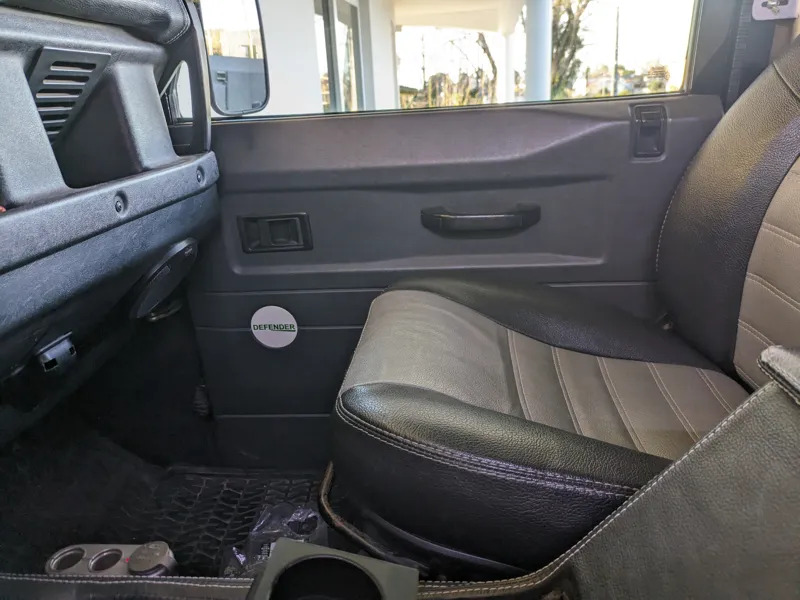 Land Rover Defender door glass lift cover