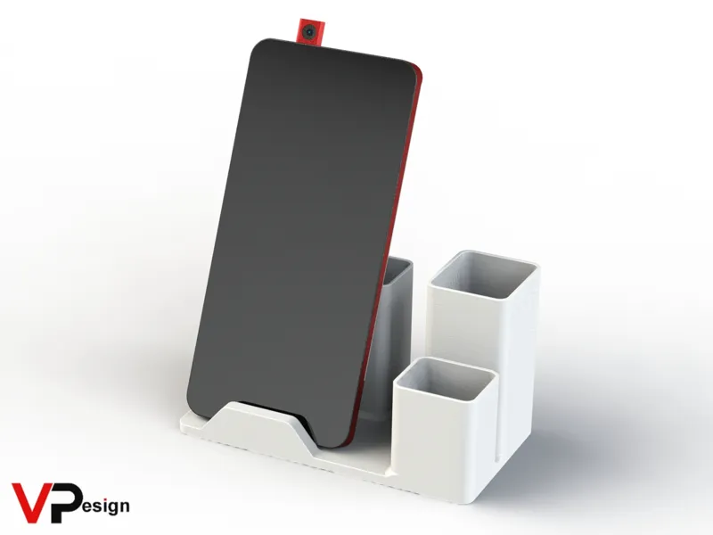 Desk Organizer + phone stand
