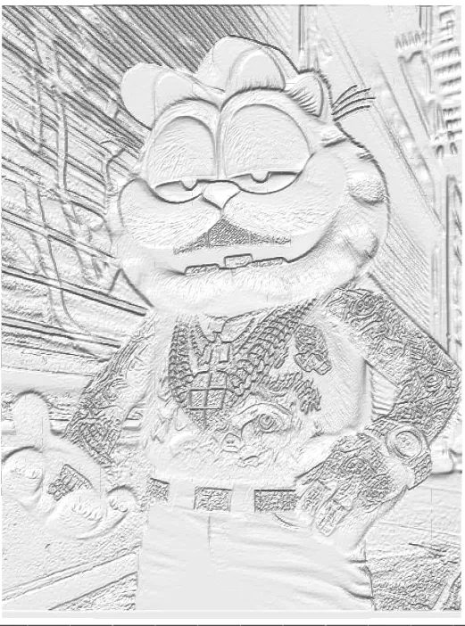 Garfield Lithophane