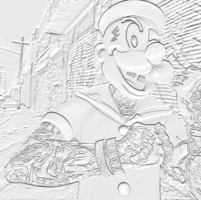 Popeye Lithophane