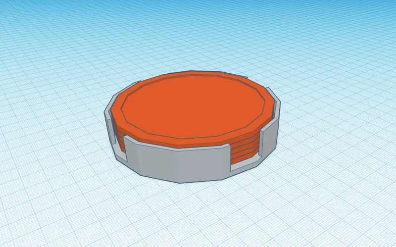coaster stockable 5pcs 