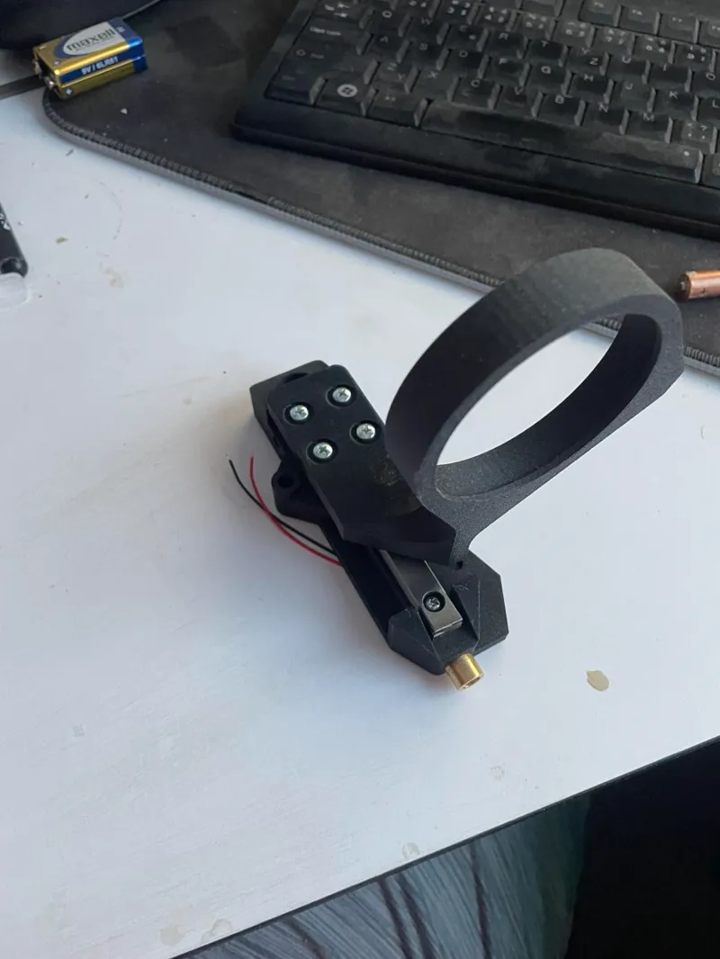 LowRider CNC - Dustshoe for MGN 9 w magnets+laser x