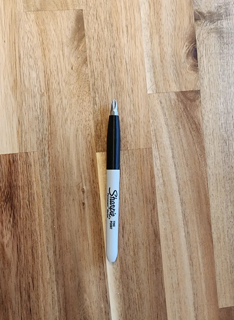 Sharpie Screwdriver Cap