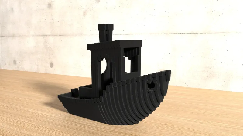 Layered 3d benchy keychain