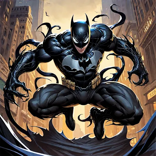 Batman with Venom symbiote 