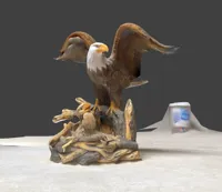 Aigle nourrissant ses aiglons au nid — photo 1