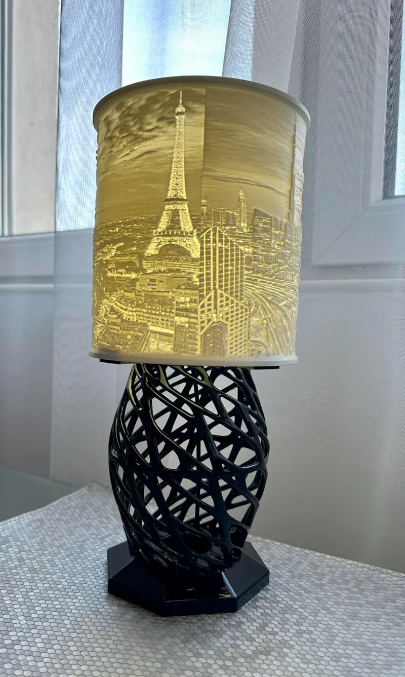 Art Lithophane Lamp
