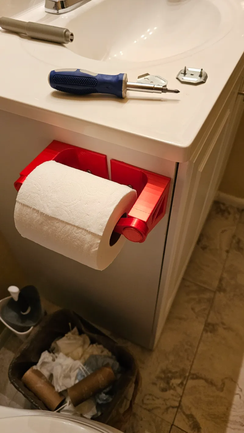 Quick Change Toilet Paper Holder