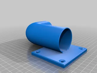 Surface Mount Dust Port for 1-7/8" Wet Dry Vacuum Hose