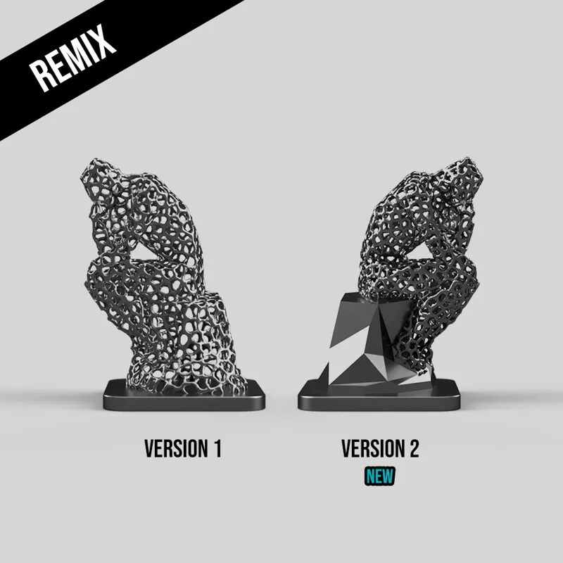 [REMIX] The Thinker - Voronoi Edition