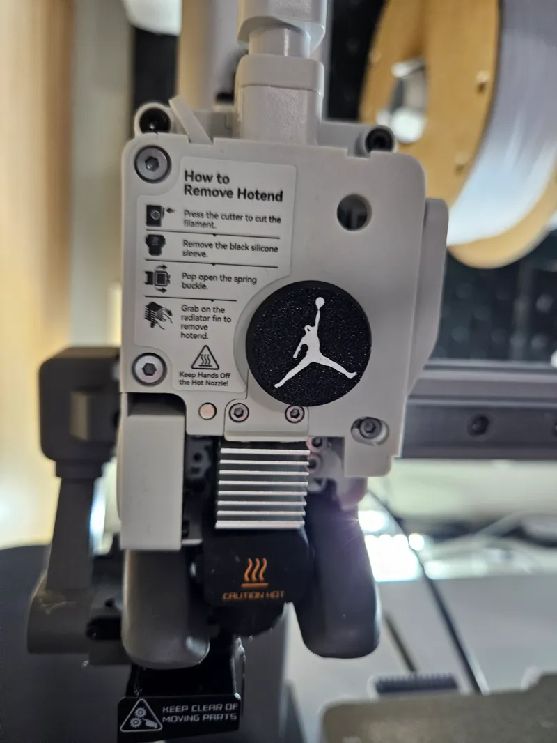 A1 extruder cap Air Jordan logo