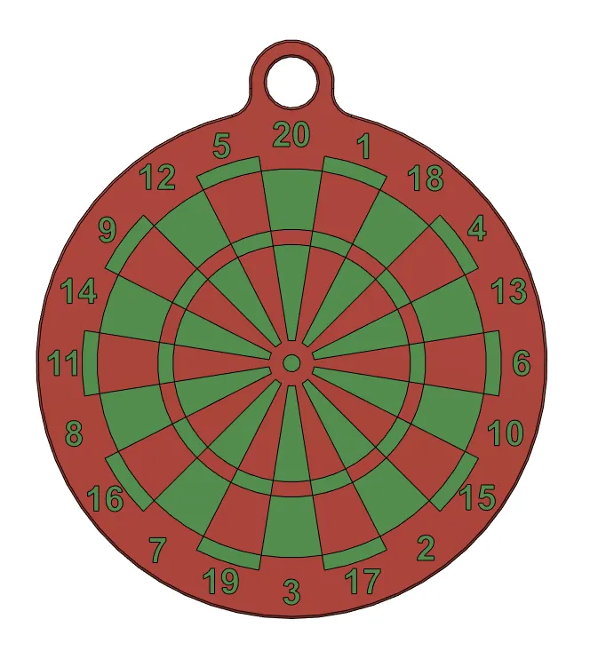 Darts christmas ornaments