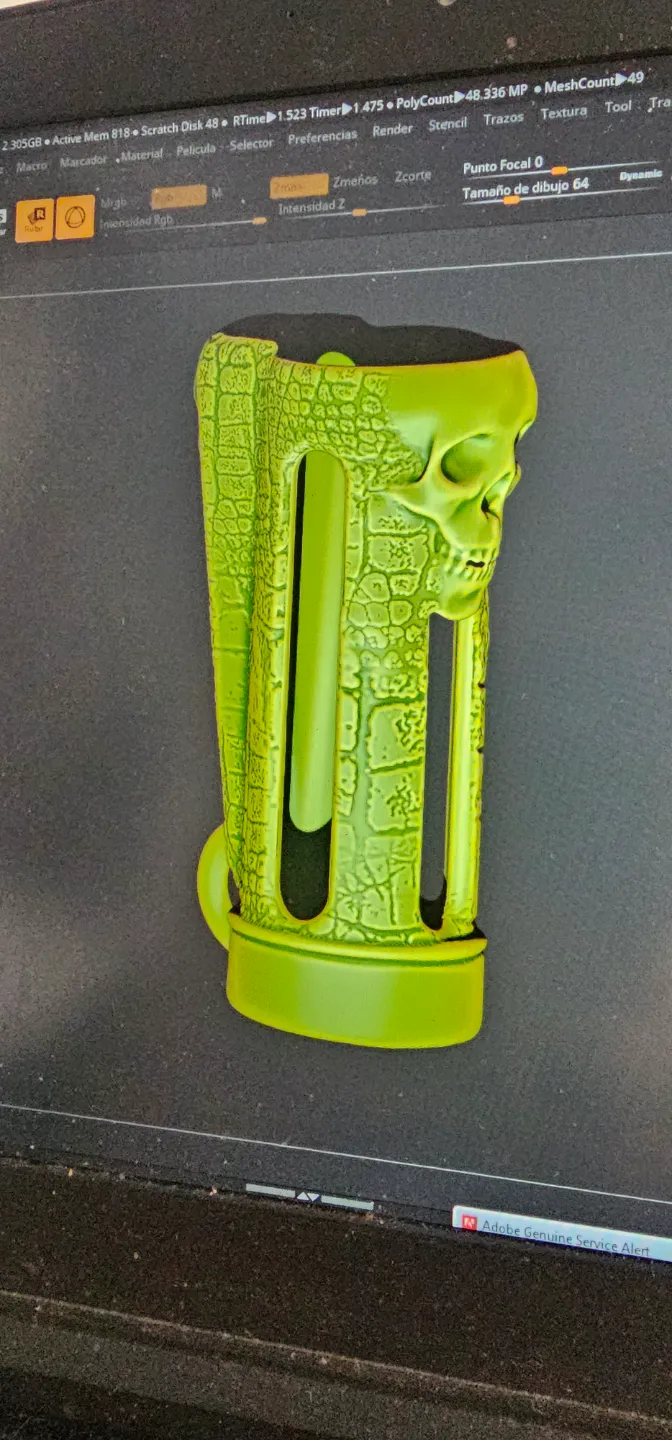LIGHTER CASE SKULL LIZZARD - PROTECTION FOR CLIPPER - FUNDA MECHAERO CLIPPER CON ASA 