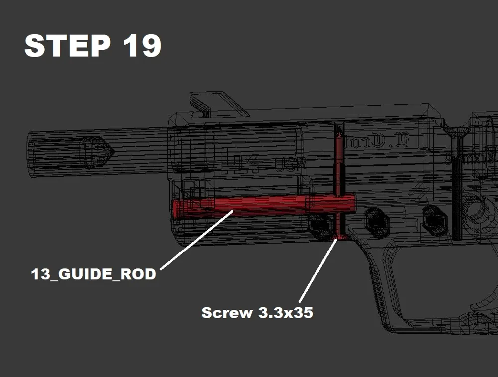 Rubber Band Gun Lara Croft's HK by MakerWorld