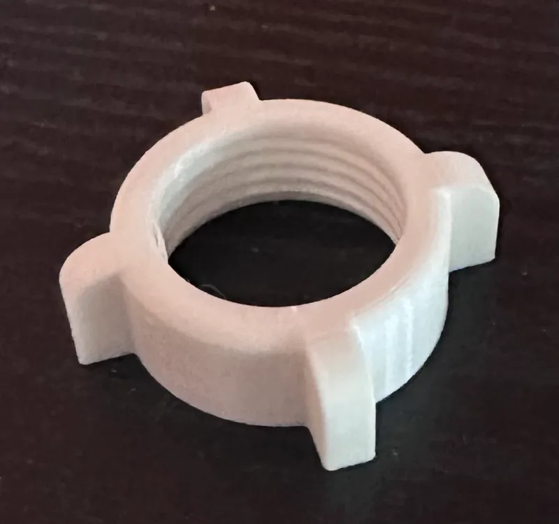 Locking nut for phone holder