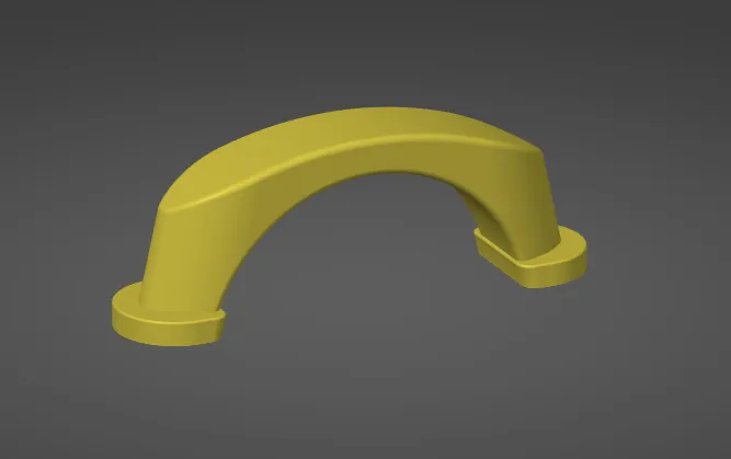 Handle for vintage shelfs