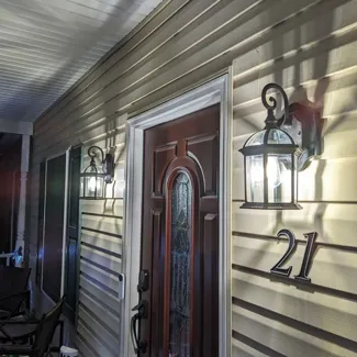 Exterior Light Mounting Plate