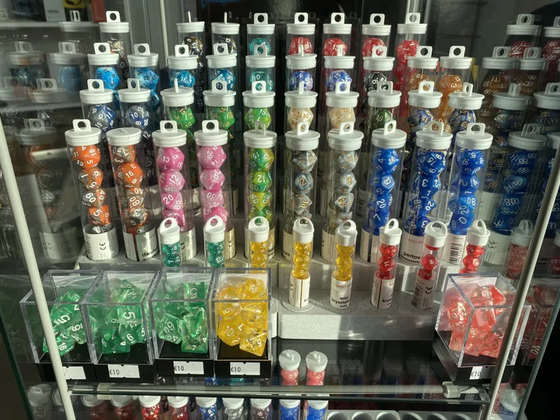 Dice display