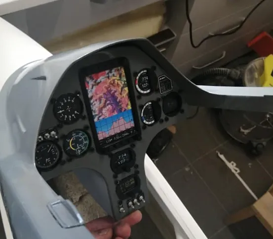 Jonker JS3 cocpit panel