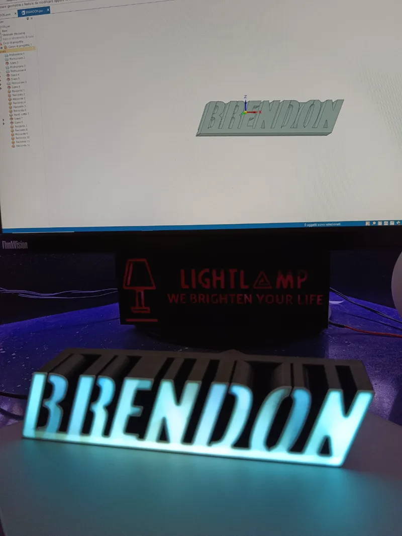 BRENDON NAME LED