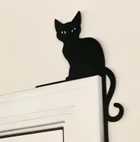 Chaton sur la porte — photo 1