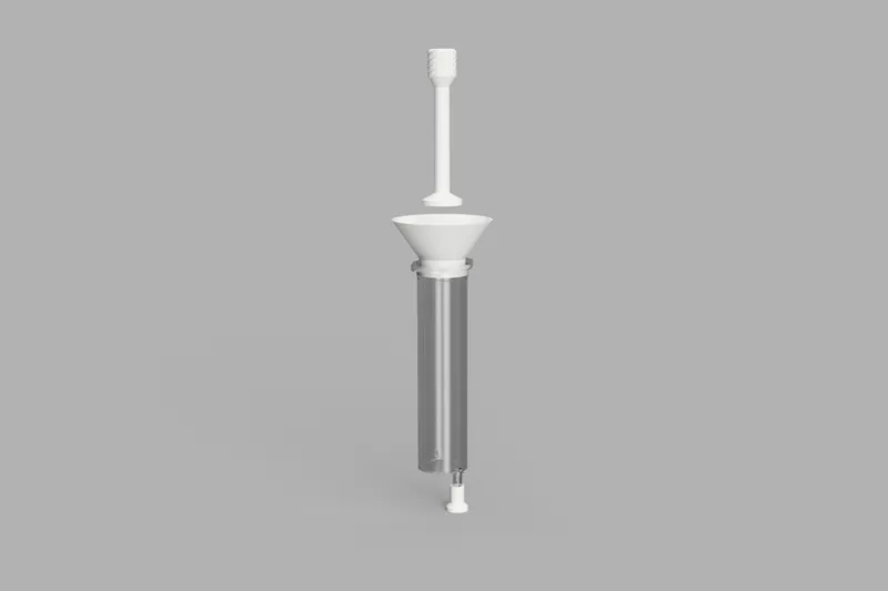 Plunger, Funnel and cap for 20ml Syringe