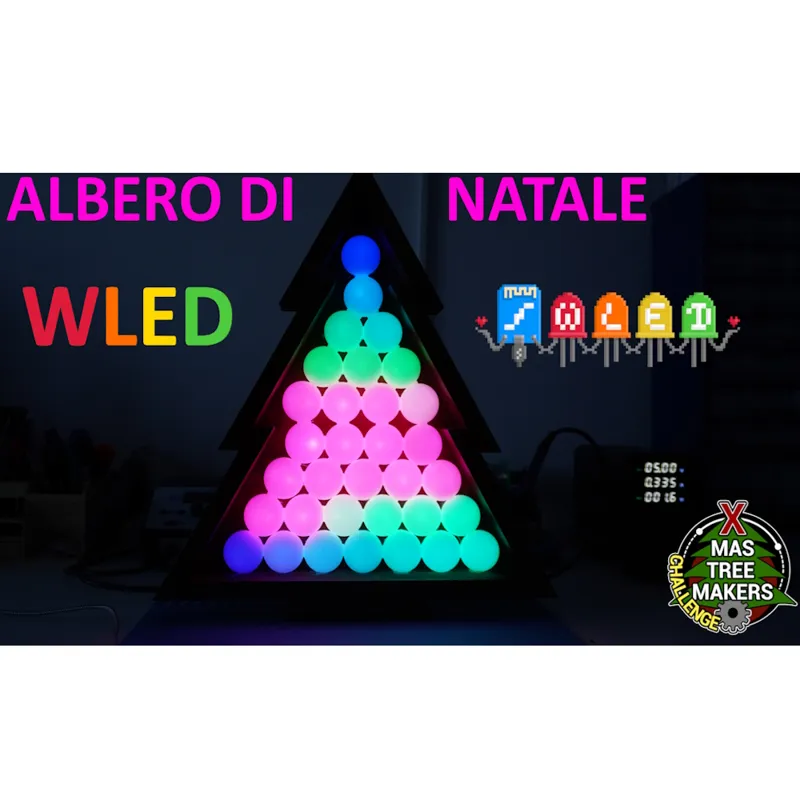 WLED Christmas Tree electronic cover