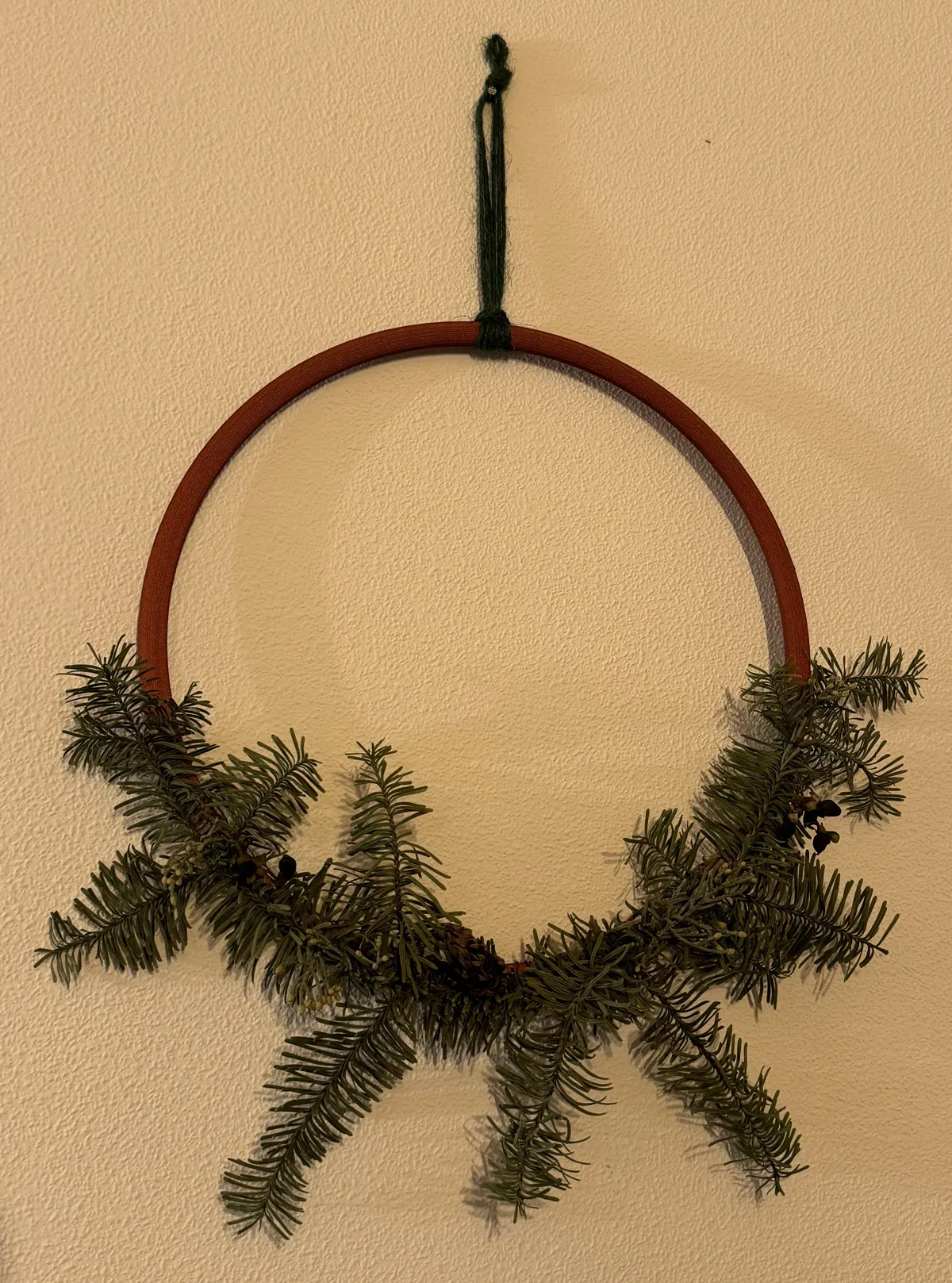 Anneau décoratif à composer pour Noël