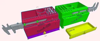 3d tool add-on tool organizer