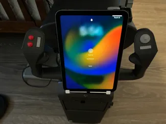 iPad mini mount for flight simulator yoke