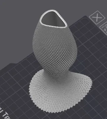 Vase 3D Meitec