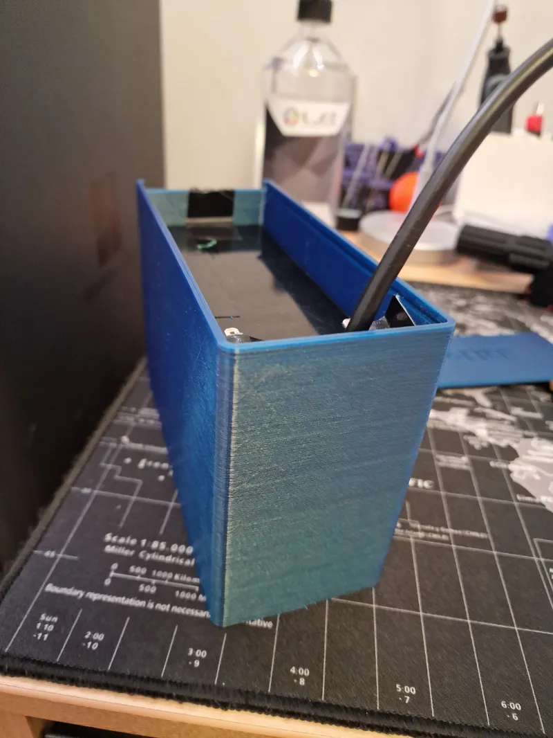 Custom battery box for keeping in the kayak
