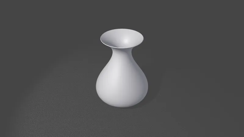 low polly vase