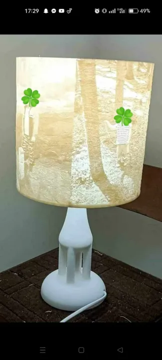 Lithophane lamp stand