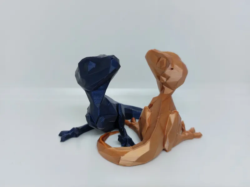 Cute Baby Velociraptor - Low Poly/Supportless/Infilless